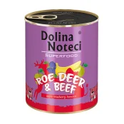 Консерви Dolina Noteci Superfood для cобак, з косулею та яловичиною, 800 г