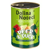 Консерви Dolina Noteci Superfood для cобак, з олениною та качкою, 400 г