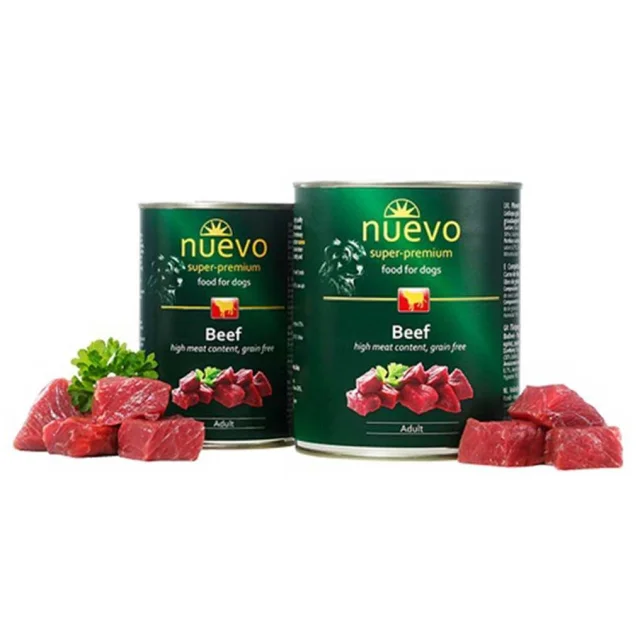 Консерви NUEVO ADULT для собак з яловичиною, 800 г