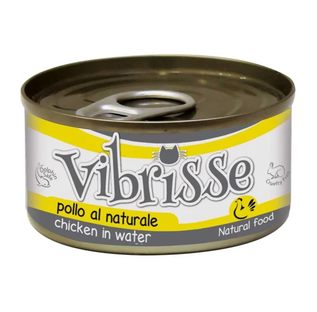 Консервы VIBRISSE для кошек, курица в собственном соку, 140 г