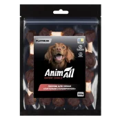 Ласощі AnimAll Platinum Гантельки з яловичиною для собак, 200 г