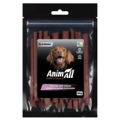Ласощі AnimAll Platinum М’ясні палички з качкою для собак, 100 г