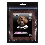 Ласощі AnimAll Platinum Медальйони з качкою для собак, 200 г