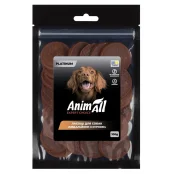 Ласощі AnimAll Platinum Медальйони з куркою для собак, 100 г