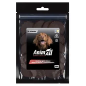 Ласощі AnimAll Platinum Медальйони з яловичиною для собак, 100 г