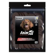 Ласощі AnimAll Platinum Медальйони з яловичиною для собак, 200 г