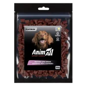 Ласощі AnimAll Platinum Соломка міні з качкою для собак, 200 г