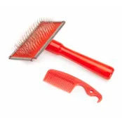 Набір пуходерка зі штифтами Camon з нержавіючої сталі + гребінець, 8.5×4.5×12.5 см, M