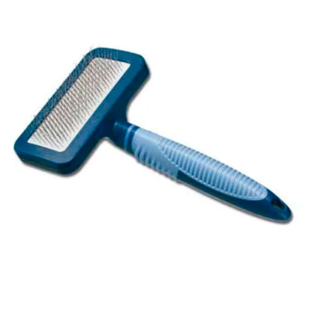 Пуходерка Camon Soft Grip зі штифтами, з нержавіючої сталі, 10×5×18 см, M