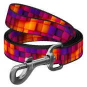 Повідeць WAUDOG Nylon для собак, малюнок "Куби 3Д", S, 1.5 см, 3 м