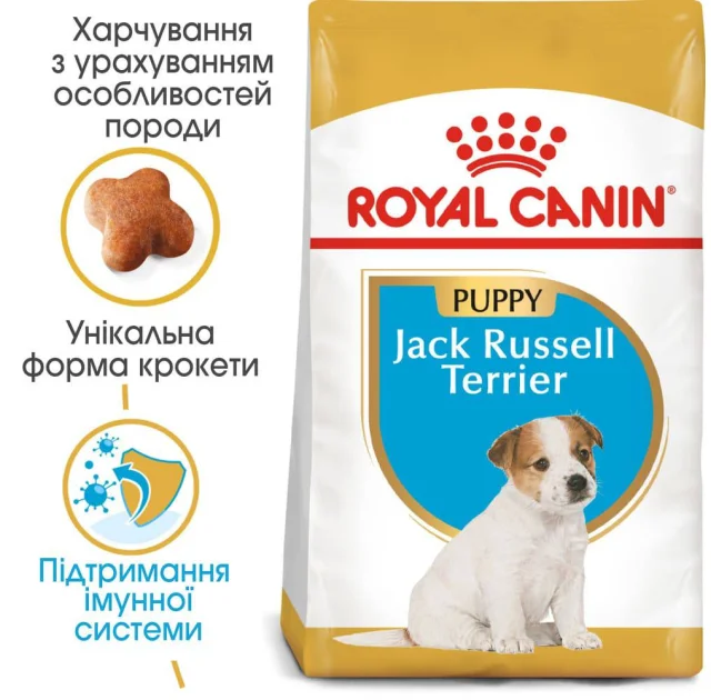 Сухий корм Royal Canin Jack Russell Terrier Puppy для цуценят джек рассел тер'єра до 10 місяців, 1.5 кг