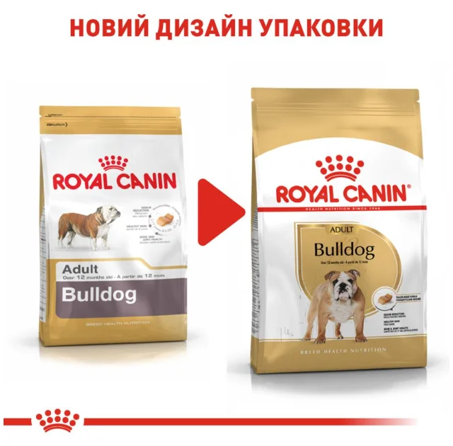 Сухий корм Royal Canin Bulldog Adult для бульдогів, 12 кг