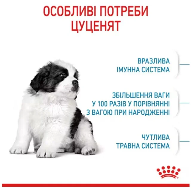 Сухий корм Royal Canin Giant Puppy для цуценят гігантських порід до 8 місяців, 1 кг