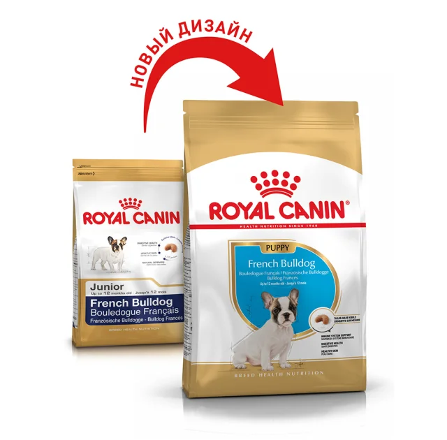 Сухий корм Royal Canin French Bulldog Puppy для цуценя французького бульдога до 12 місяців, 10 кг