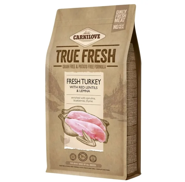 Сухий корм Carnilove True Fresh для дорослих собак усіх порід, з індичкою, 1.4 кг